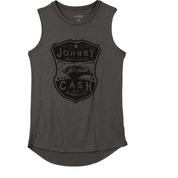 Johnny Cash Eagle Badge Muscle country rock Official Tank Top XXL NWT - Picture 1 of 2